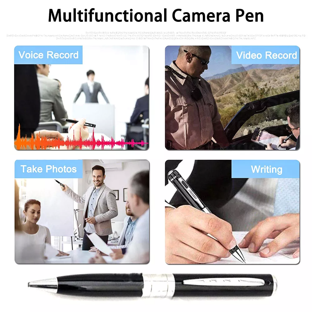 Pen Camera Cam Mini Hidden Pocket Audio Video Recorder DVR Security