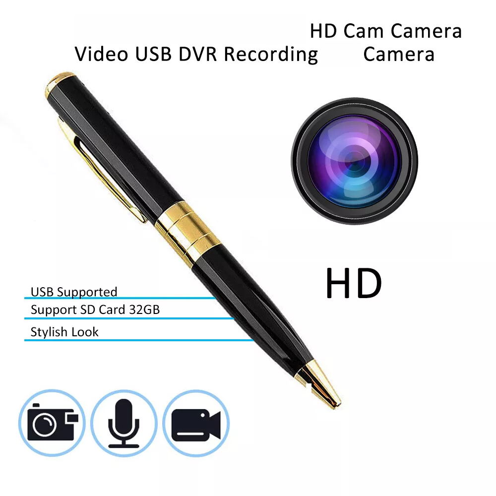 Pen Camera Cam Mini Hidden Pocket Audio Video Recorder DVR Security